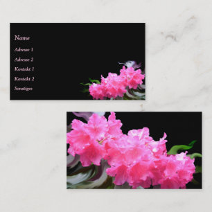 Azalea Flowers Business Card