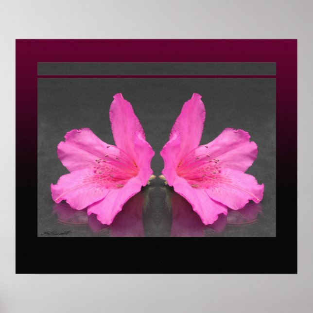 Azalea Mirrored Print -24x20 -other sizes also (Front)