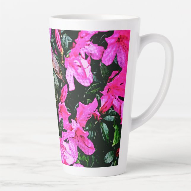 Azaleas 6082 latte mug (Right)