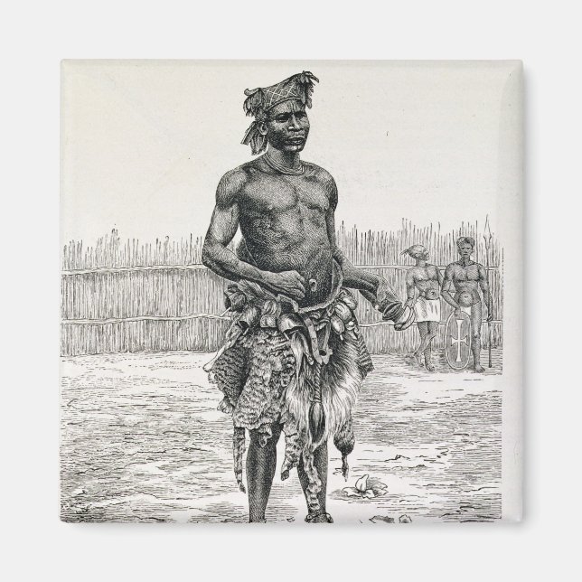 Azandeh  Binsa or Witch Doctor Magnet (Front)