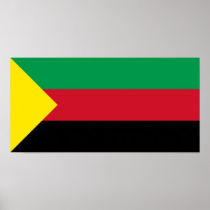 Azawad Flag Poster