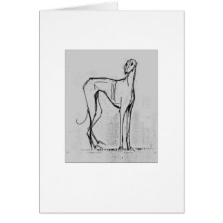 Azawakh Card by David Moore