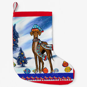 AZAWAKH SMALL CHRISTMAS STOCKING
