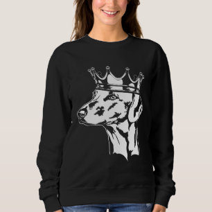Azawakh with crown dog greyhound mom  1 sweatshirt