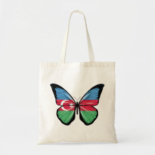 Azerbaijan Butterfly Flag Tote Bag