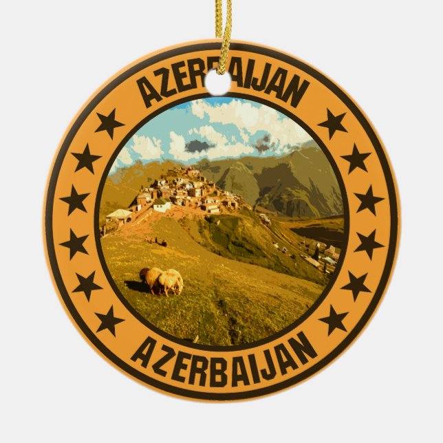 Azerbaijan                                         ceramic ornament (Front)