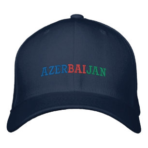 Azerbaijan Embroidered Baseball Hat