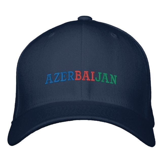 Azerbaijan Embroidered Baseball Hat (Front)