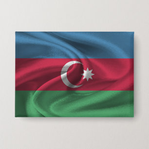 Azerbaijan Flag Button