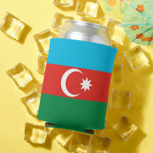 Azerbaijan flag can cooler