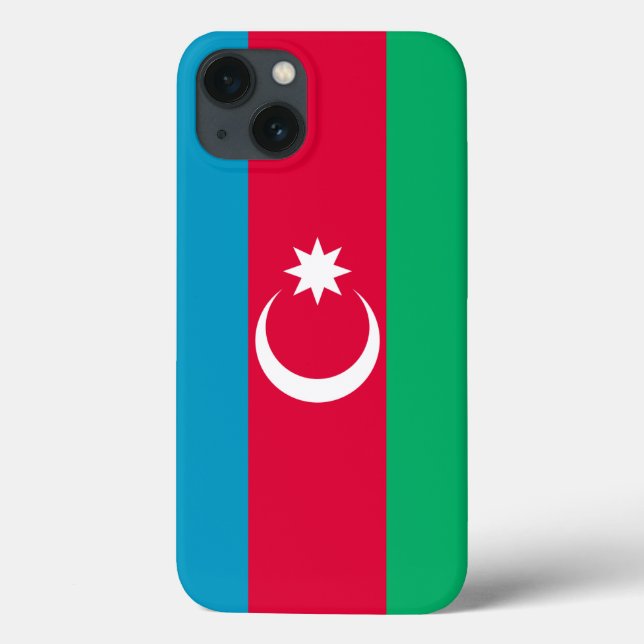 Azerbaijan Flag Case-Mate iPhone Case (Back)