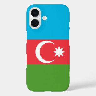 Azerbaijan Flag iPhone 16 Case