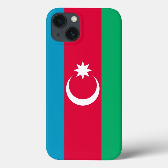 Azerbaijan Flag Case-Mate iPhone Case (Back)