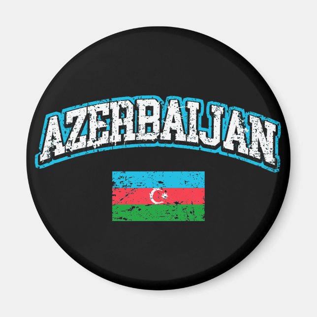Azerbaijan Flag Magnet (Front)