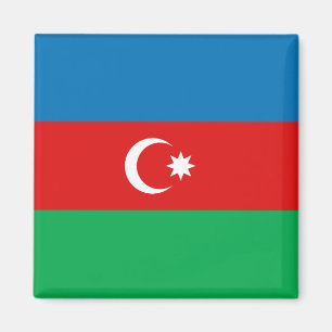 Azerbaijan Flag Magnet