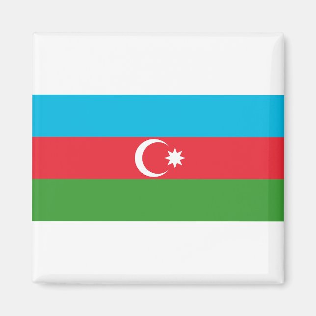 Azerbaijan Flag Magnet (Front)