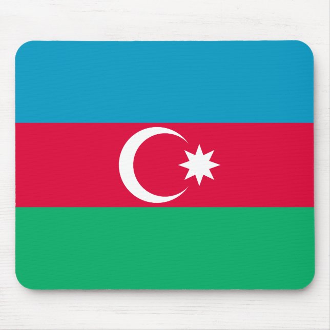 Azerbaijan Flag Mouse Pad (Front)