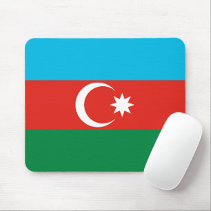 Azerbaijan flag mouse pad