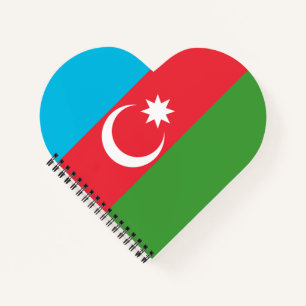 Azerbaijan Flag Notebook