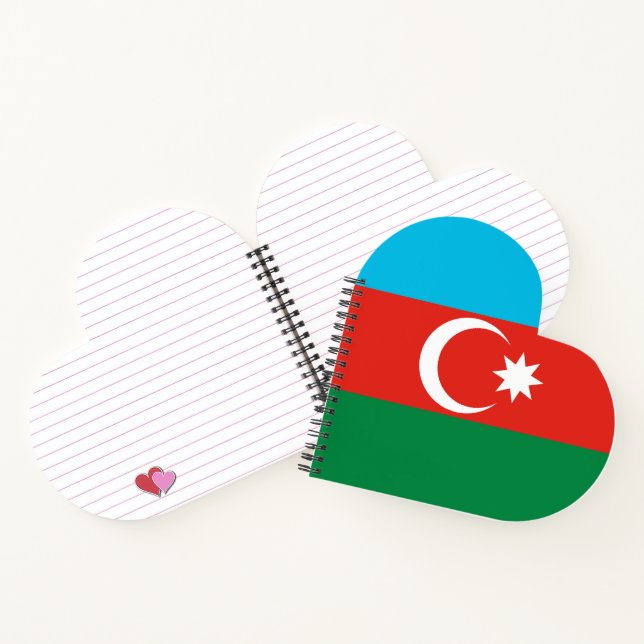 Azerbaijan flag notebook (Inside)