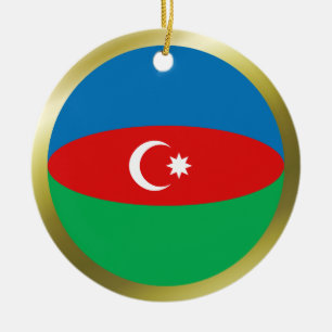 Azerbaijan Flag Ornament