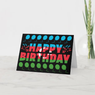 Azerbaijan Flag Patriotic Birthday Card
