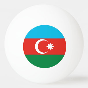 Azerbaijan flag ping pong ball