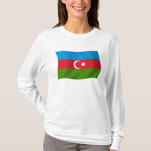 Azerbaijan Flag Shirt (Front)