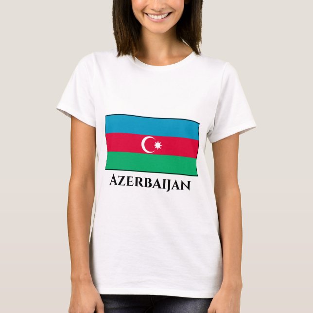 Azerbaijan Flag T-Shirt (Front)