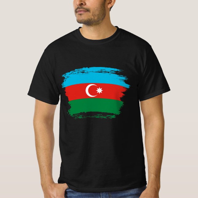 Azerbaijan flag T-Shirt (Front)