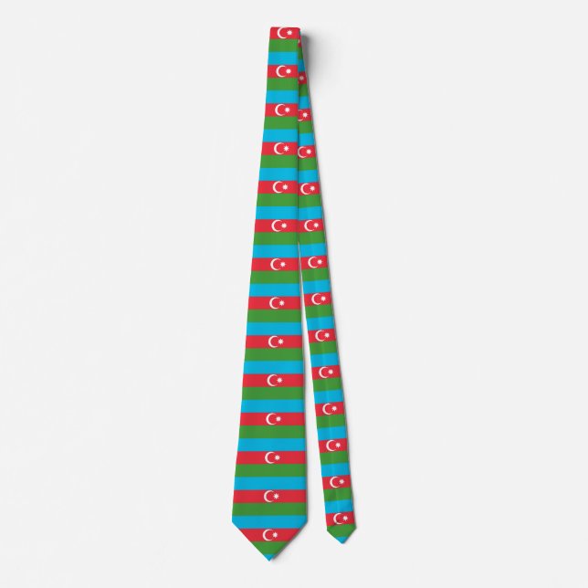 Azerbaijan Flag Tie (Front)