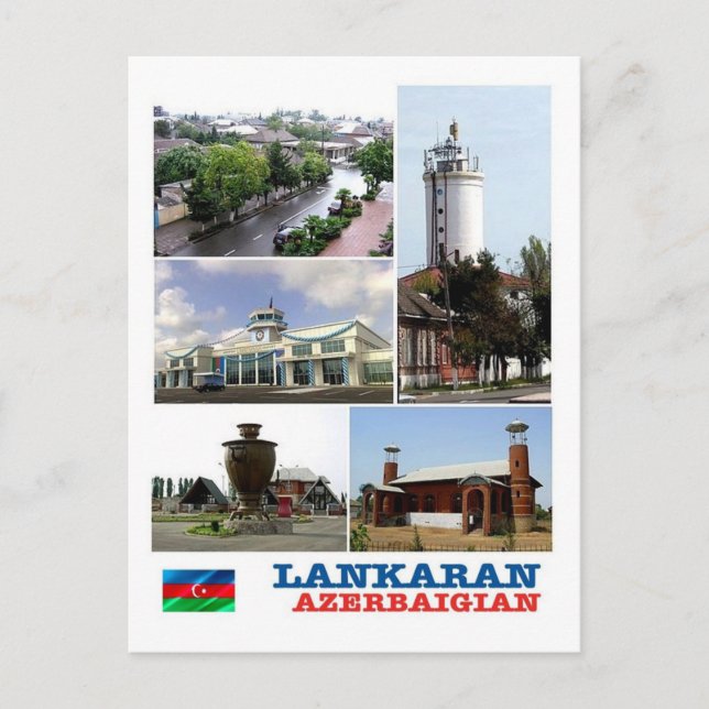 Azerbaijan - Lankaran - Mosaic - Postcard (Front)