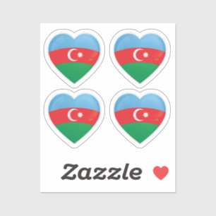 Azerbaijan Love Flag