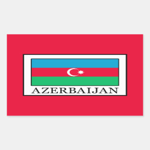 Azerbaijan Rectangular Sticker