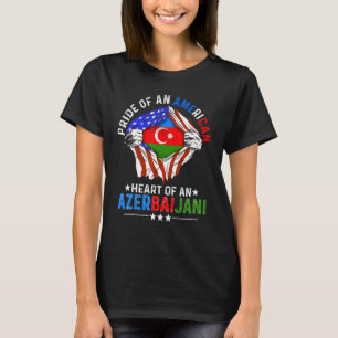 Azerbaijani American America Pride Foreign Azerbai T-Shirt