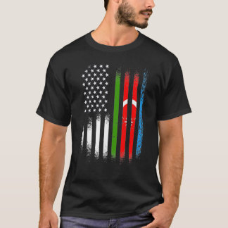 Azerbaijani American Heritage Month Azerbiajan Pat T-Shirt