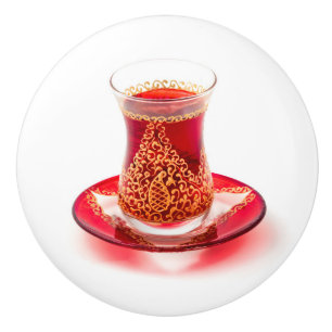 Azerbaijani tea ceramic knob