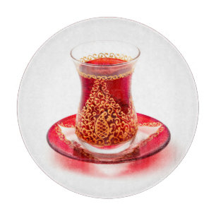 Azerbaijani tea cutting board