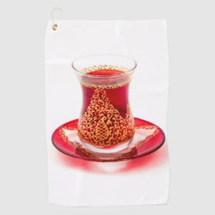 Azerbaijani tea golf towel