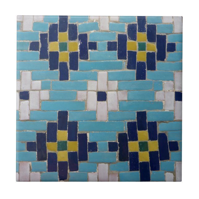 Aziberdian style ceramic tile (Front)