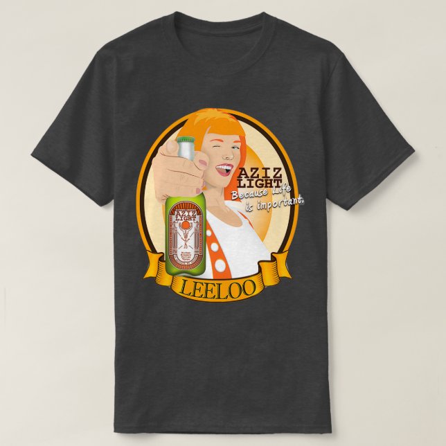 Aziz Light Ad  T-Shirt (Design Front)