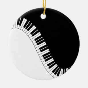 Aziza Keyboard Instruments Ceramic Tree Decoration