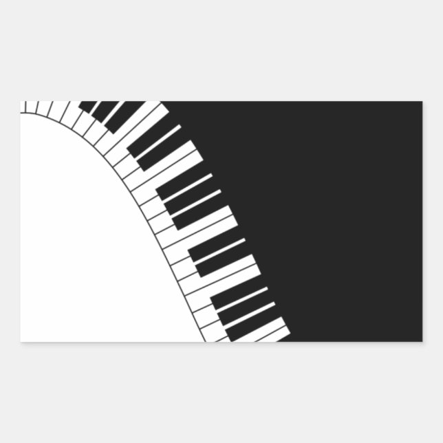 Aziza Keyboard Instruments Rectangular Sticker (Front)