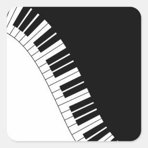 Aziza Keyboard Instruments Square Sticker