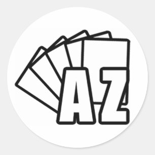 AZMagicPlayers.com Round Sticker