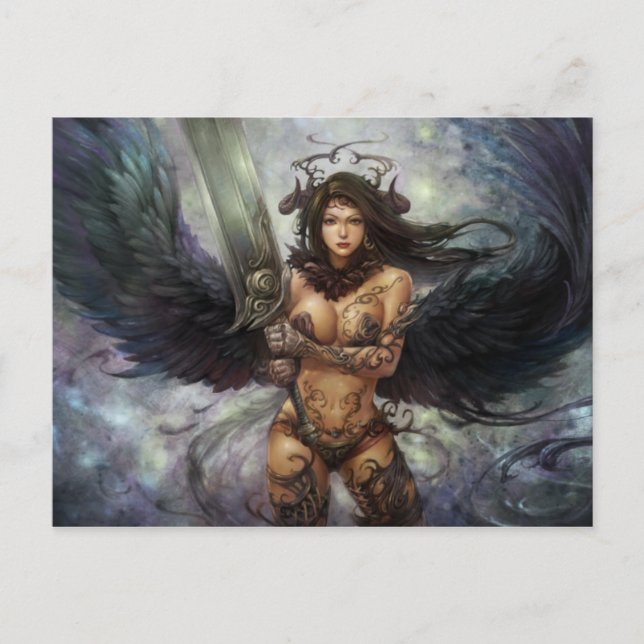 Azmodeus Dark Angel "Sunilda", Postcard (Front)