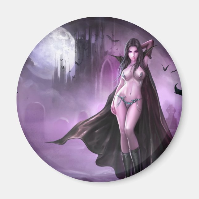 Azmodeus Vampire Queen, Magnet (Front)