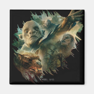 Azog, Narzug, and Bolg Graphic Magnet