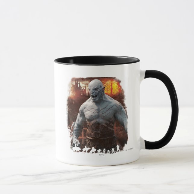 Azog & Orcs Silhouette Graphic Mug (Right)