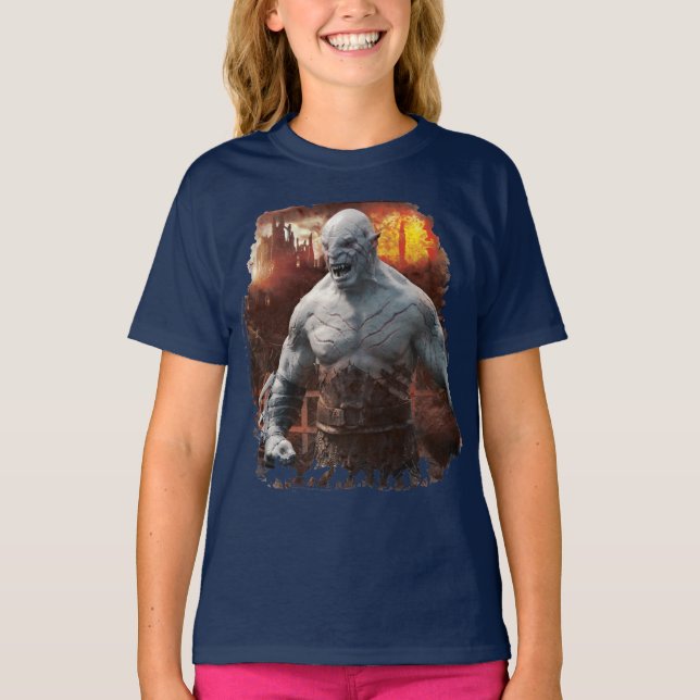 Azog & Orcs Silhouette Graphic T-Shirt (Front)
